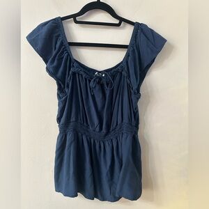 Maurices Deep Blue Blouse
